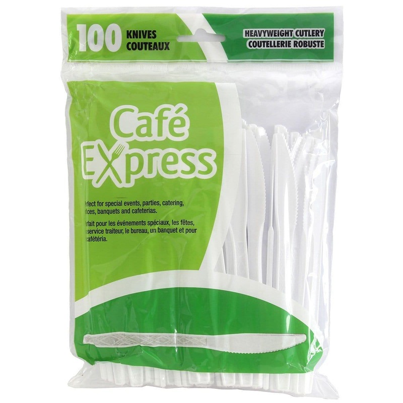 Plastic Knives 100/pkg - White