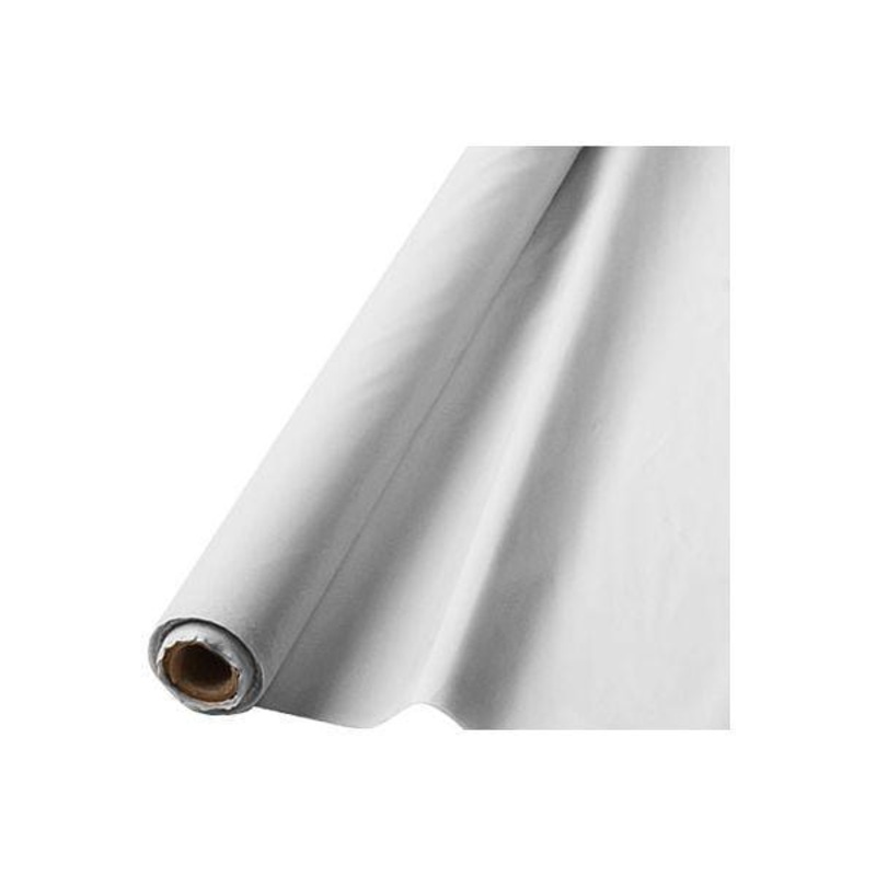 Plastic Tablecover Roll - Frosty White