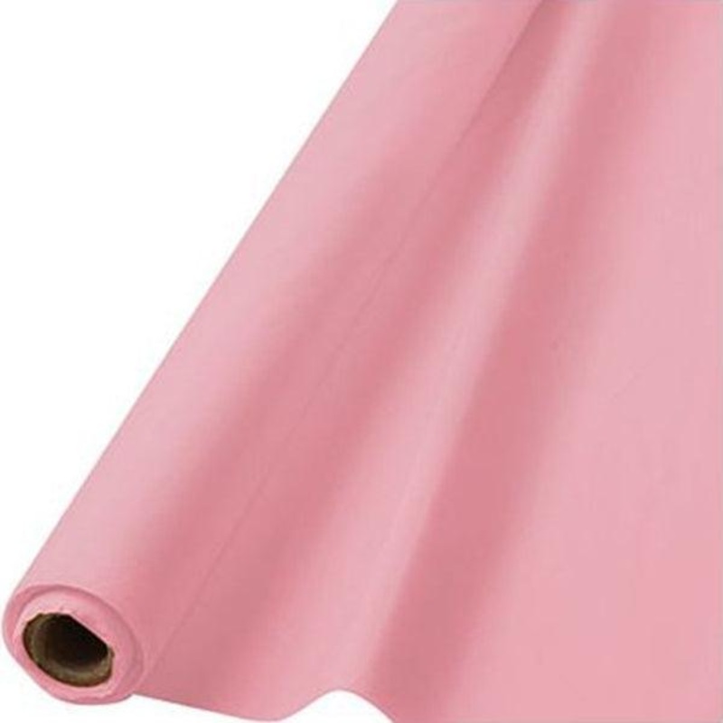 Plastic Tablecover Roll - New Pink
