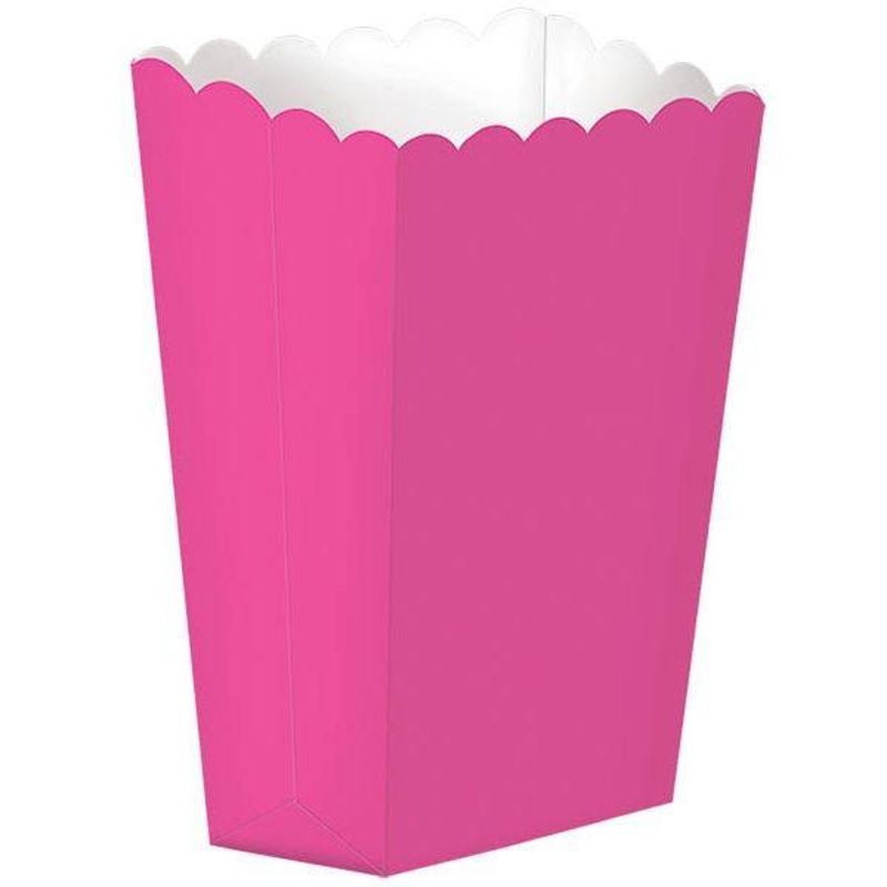 Popcorn Box - Bright Pink 5/pkg.