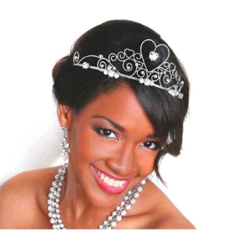 Tall Heart Tiara 2.25 x 5 in.