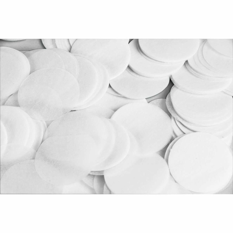 White Paper Confetti, 0.8 Ounce