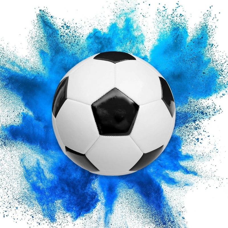 Gender Reveal Soccer Ball - Blue