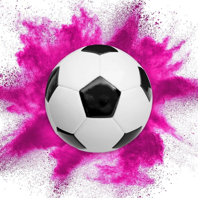 Gender Reveal Soccer Ball - Pink