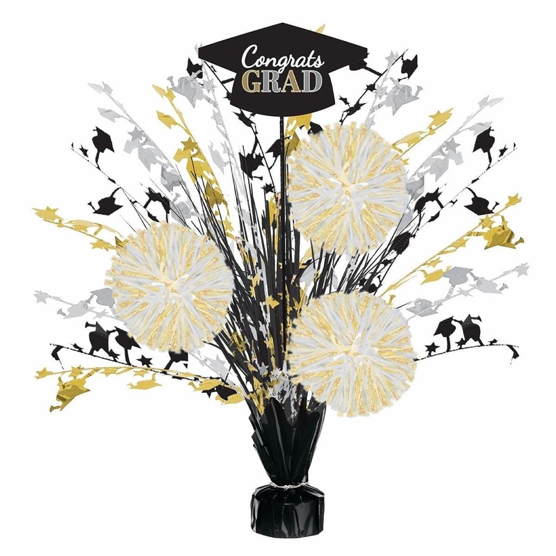 Grad Tinsel Centerpiece