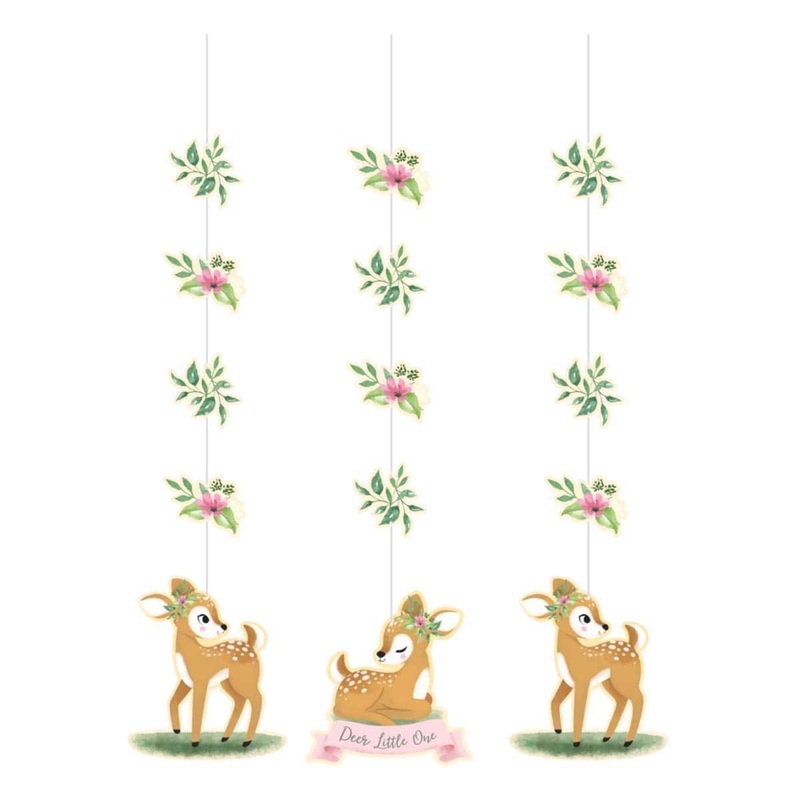 Deer Little One String Decoration, 3 Count