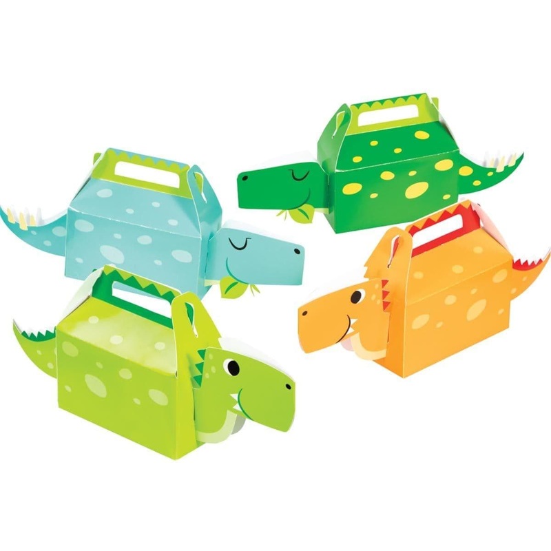 Dinosaur Treat Boxes, 4 Count