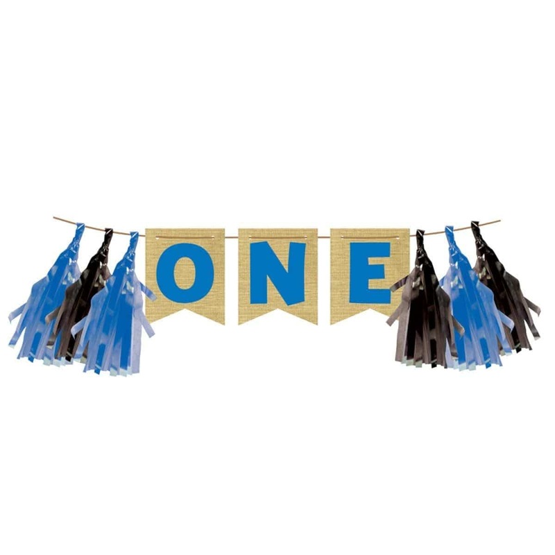 Moose Buffalo Plaid One Banner With Tassels