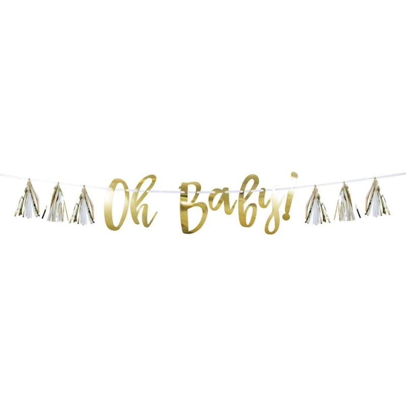 Oh Baby Banner With Tassel