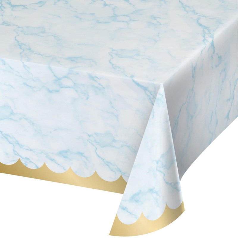 Oh Baby Marble Blue Tablecover