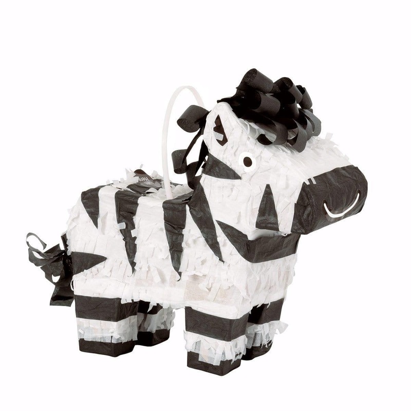 Safari Animals Mini Piata - Zebra