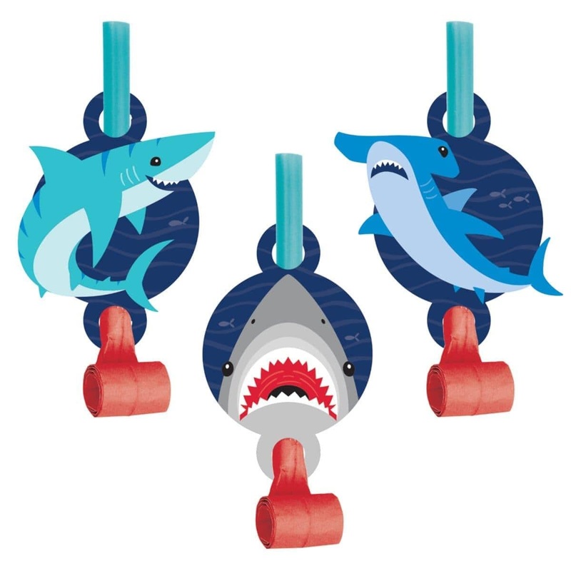 Shark Party Blowouts, 8 Count