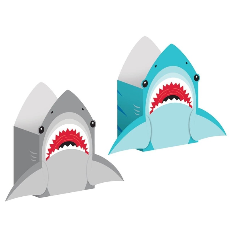 Shark Party Treat Bag, 8 Count