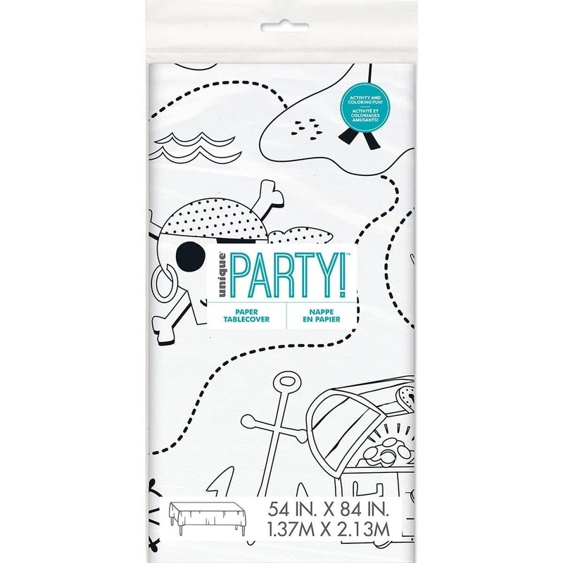 Ahoy Pirate Colorable Tablecover
