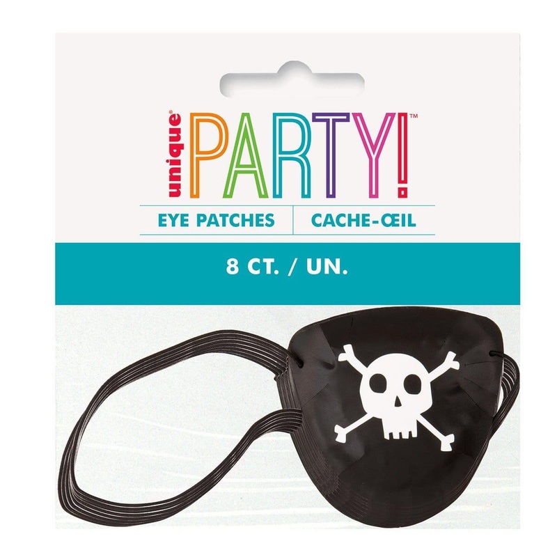 Ahoy Pirate Pirate Eye Patches, 8 Count
