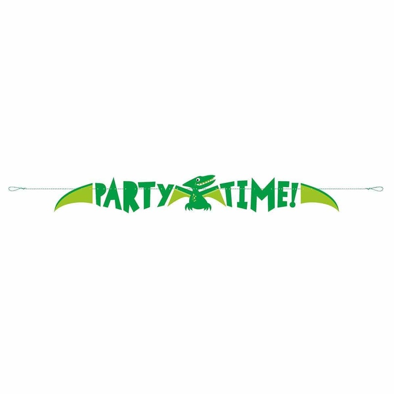 Blue & Green Dinosaur Banner