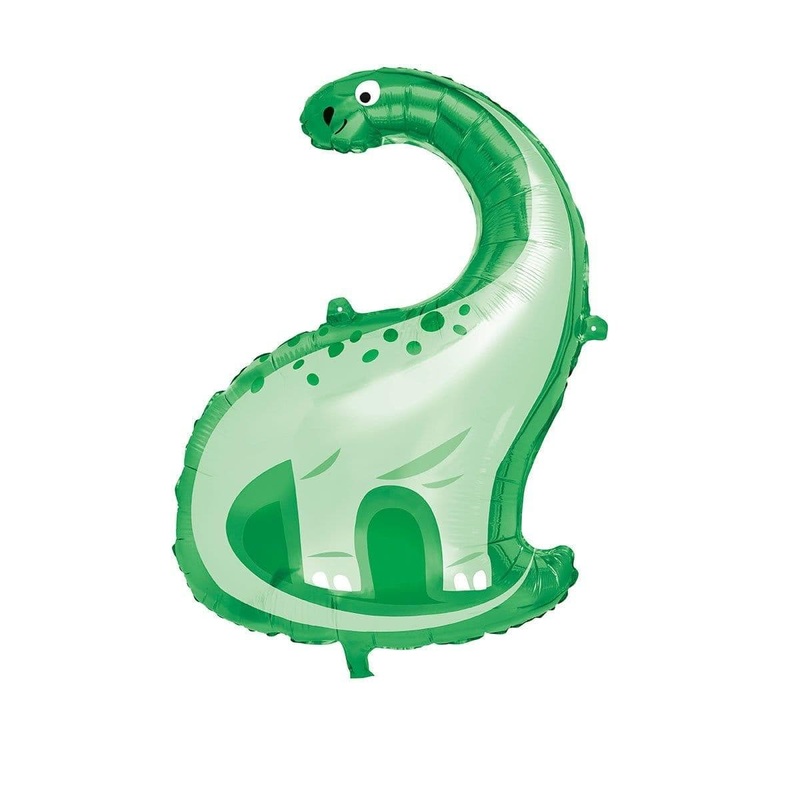 Blue & Green Dinosaur Supershape Balloon, 33.5 inches