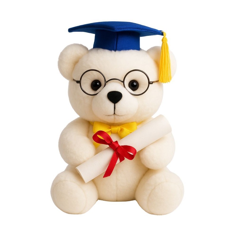 Graduation Bear 7 In. - Blue