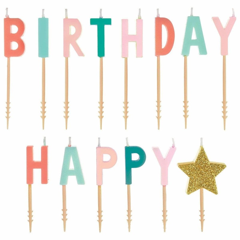 Happy Cake Day Candle, 14 Count