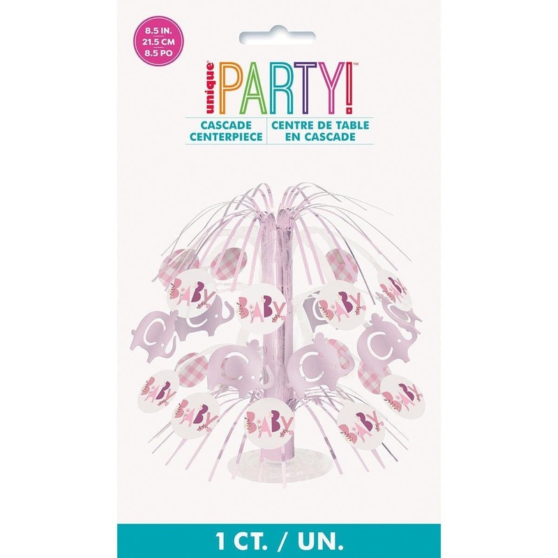 Pink Floral Elephant Casacade Centerpiece