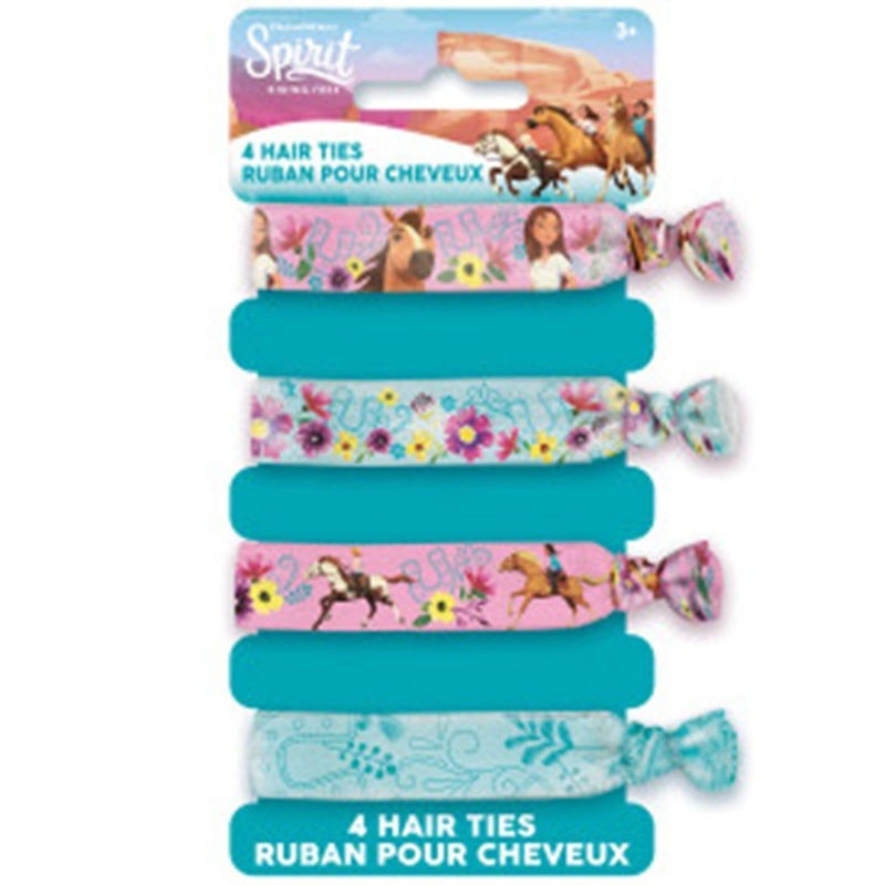 Spirit Hair Ties, 4 Count