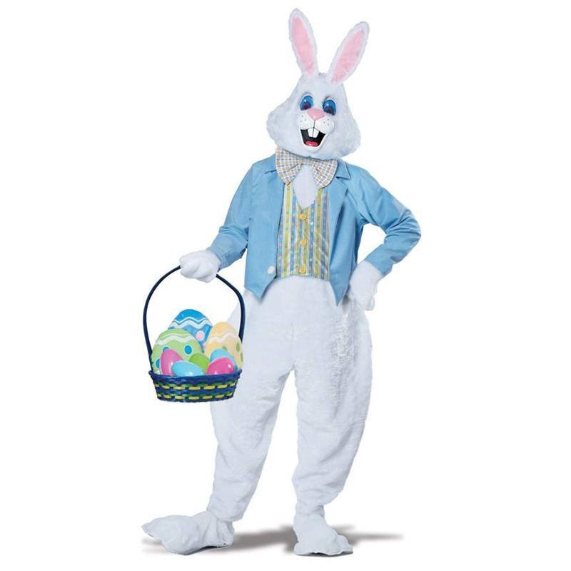 Deluxe Bunny Mascot For Adults S/M