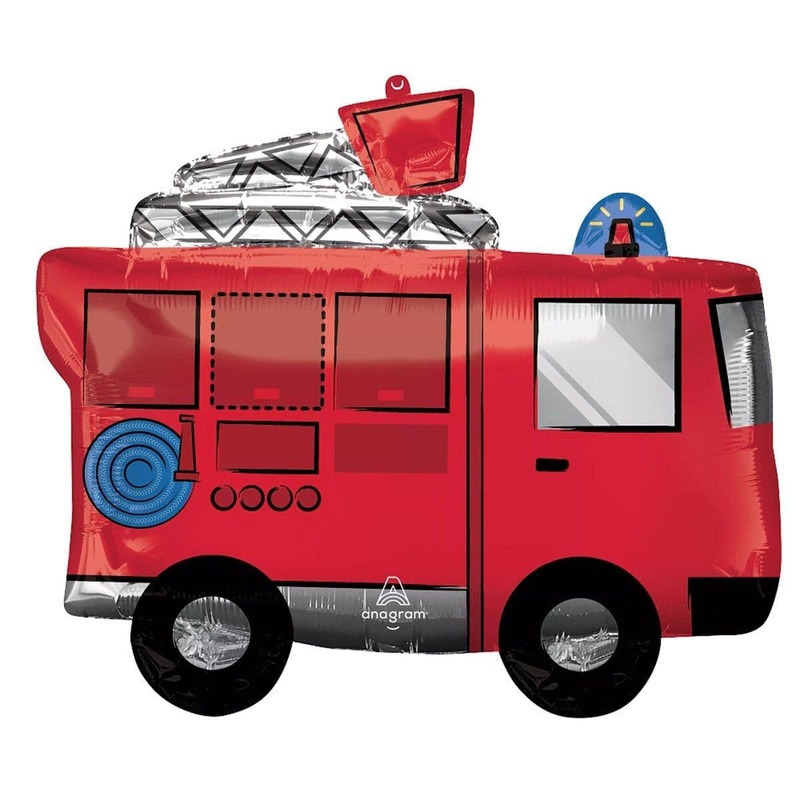 Firetruck Supershape Balloon