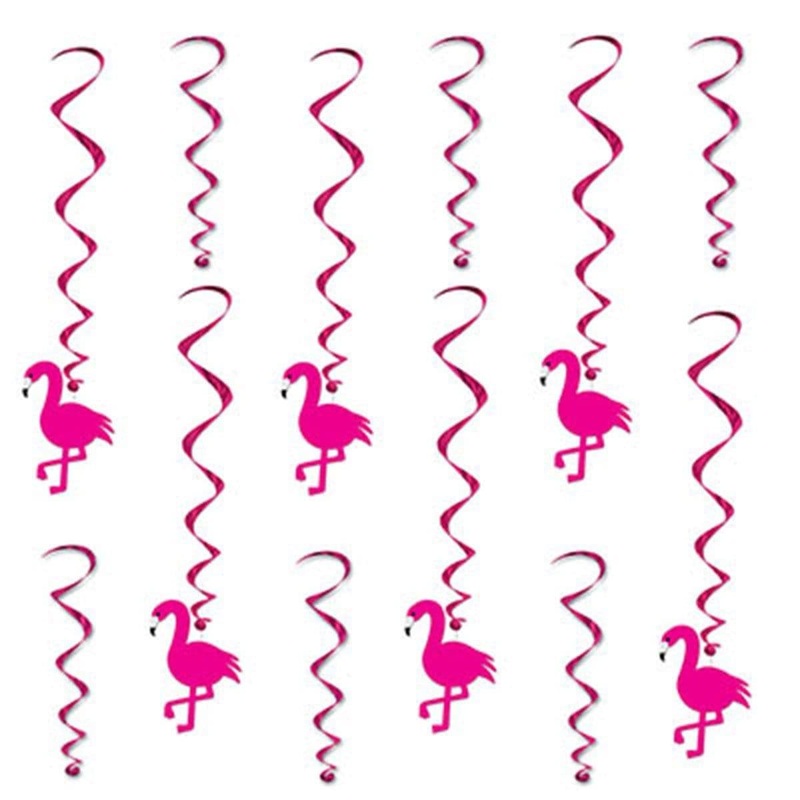 Flamingo Swirl, 12 Count