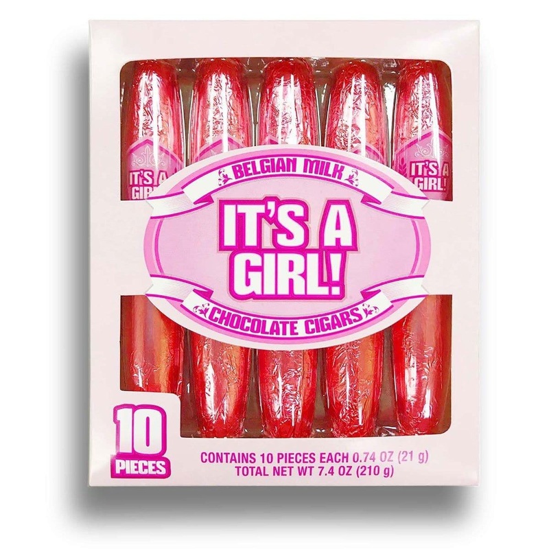 Girl Belgian Milk Chocolate Cigar, 10 Count
