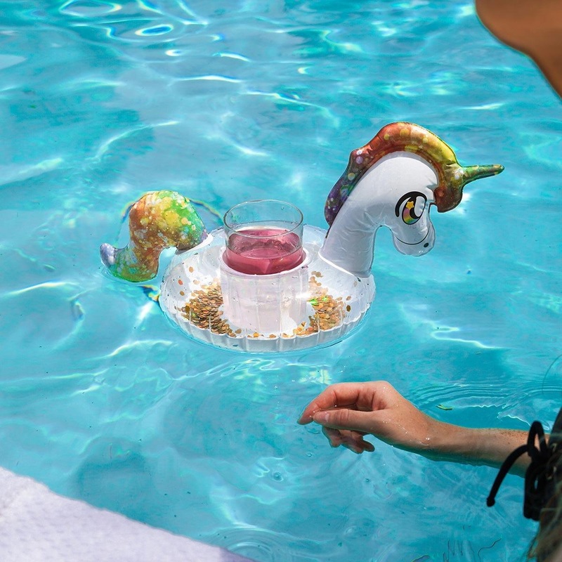 Glitter Unicorn Drink Float, 2 Count