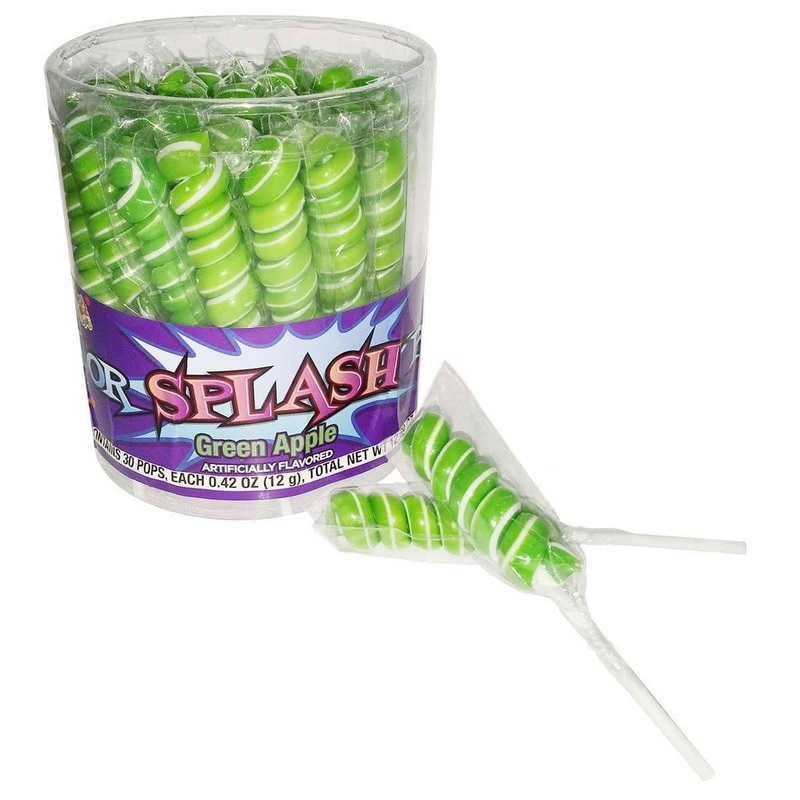 Green Twisty Pops, 30 Count