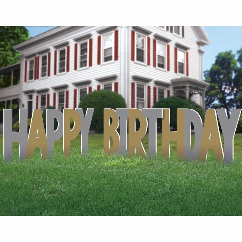 Happy Birthday Yard Sign