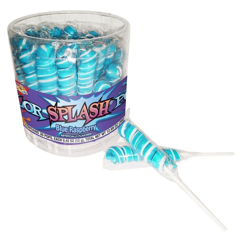 Light Blue Twisty Pops, 30 Count