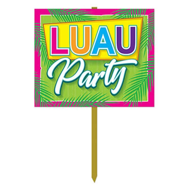 Luau Party Yard Sign