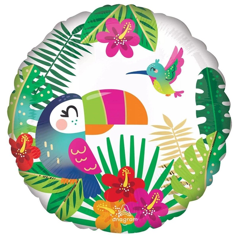 Tropical Foil Balloon, 18 Inches