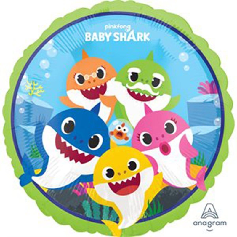Baby Shark Foil Balloons, 18 Inches