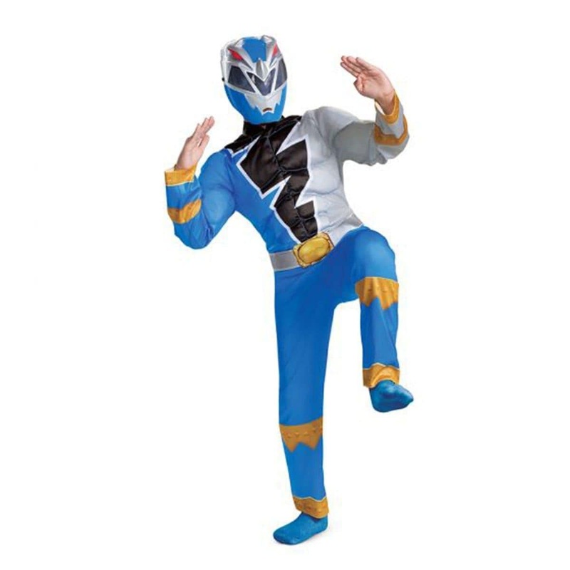 Blue Ranger Costume for Kids, Power Ranger Dino S