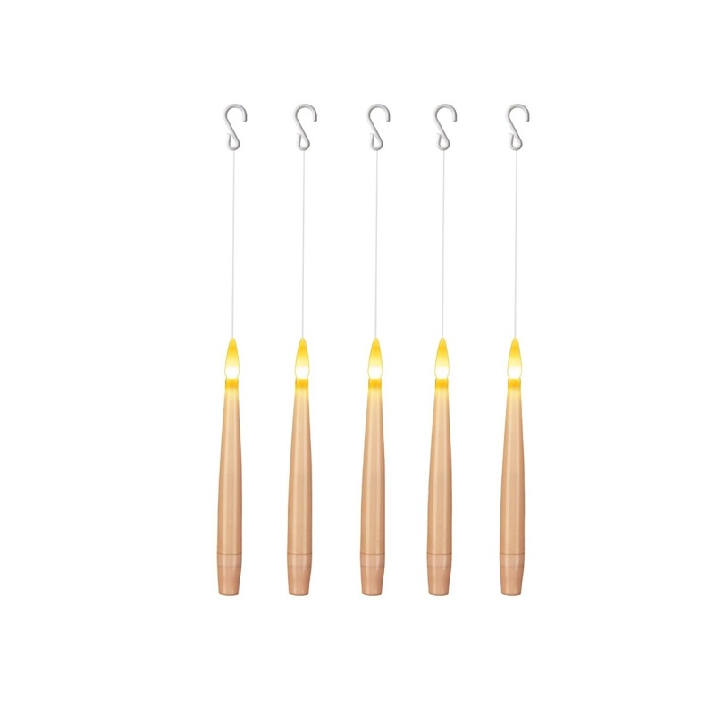 Hanging LED Candles, 5 Count