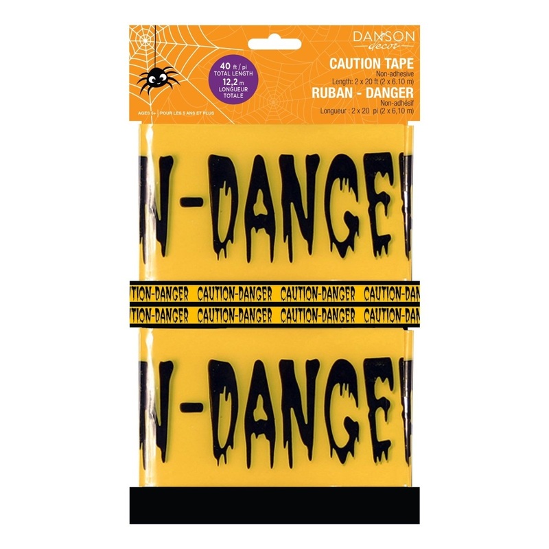 Plastic Danger Tape, 1 Count