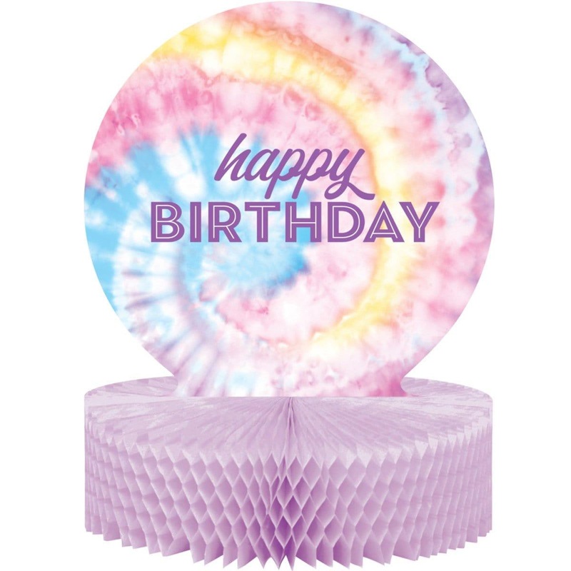 Tie Dye Party Centerpiece