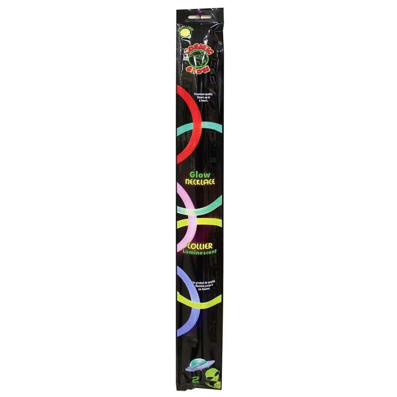 Yellow Glow Necklace, 2 Count