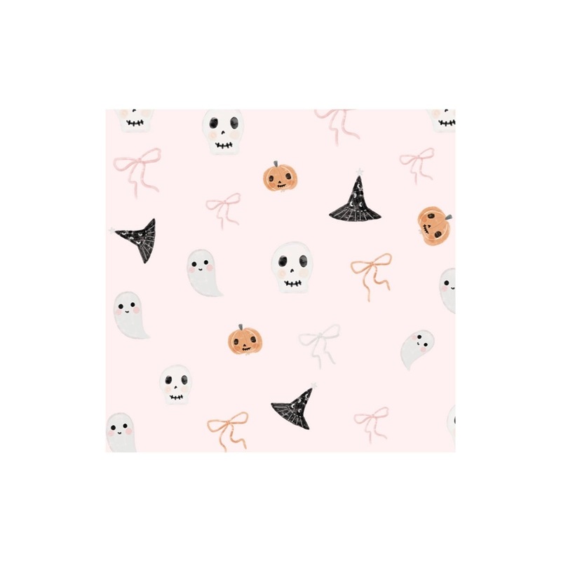 Frightfully Adorable Large Lunch Napkins, 16 Count