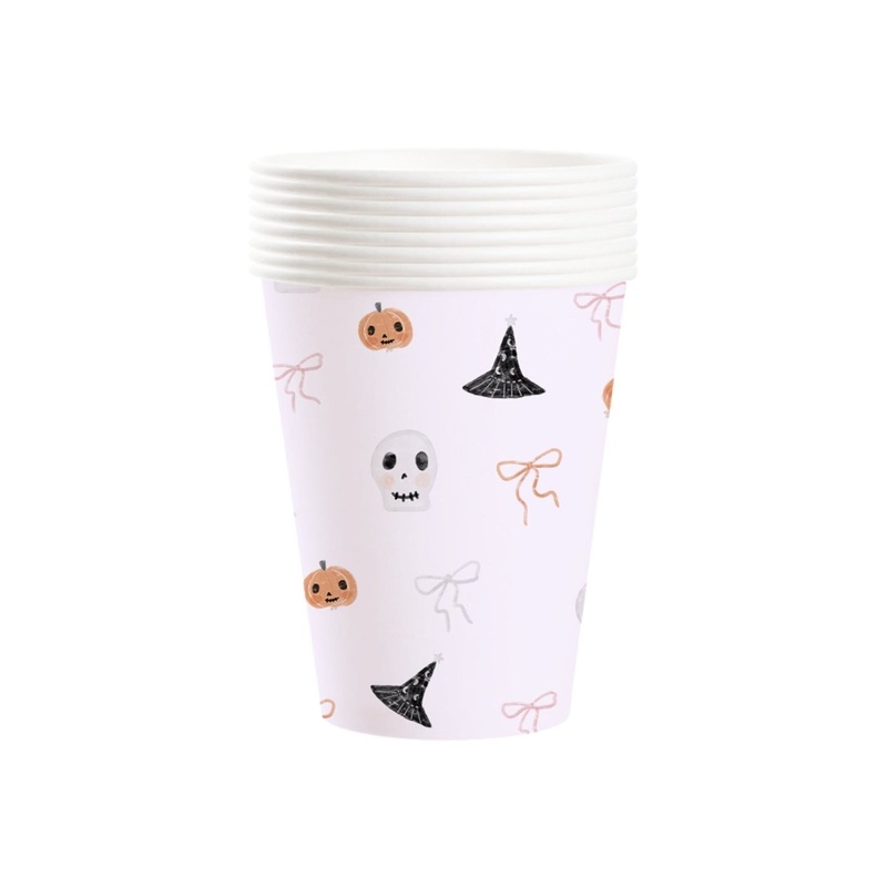 Frightfully Adorable Paper Cups, 9 Oz, 8 Count