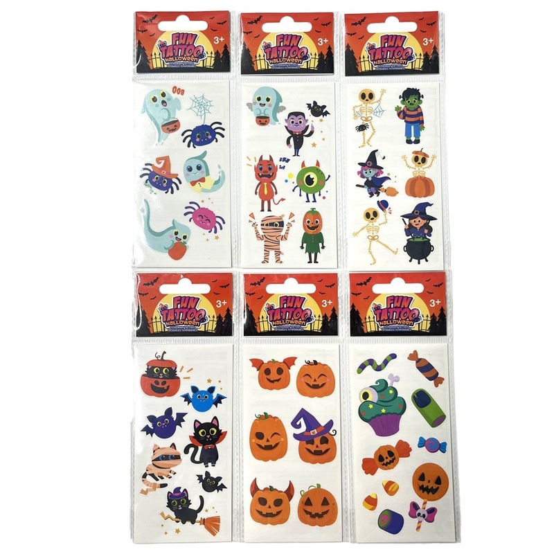Halloween Temporaty Tattoo, Assortment, 1 count