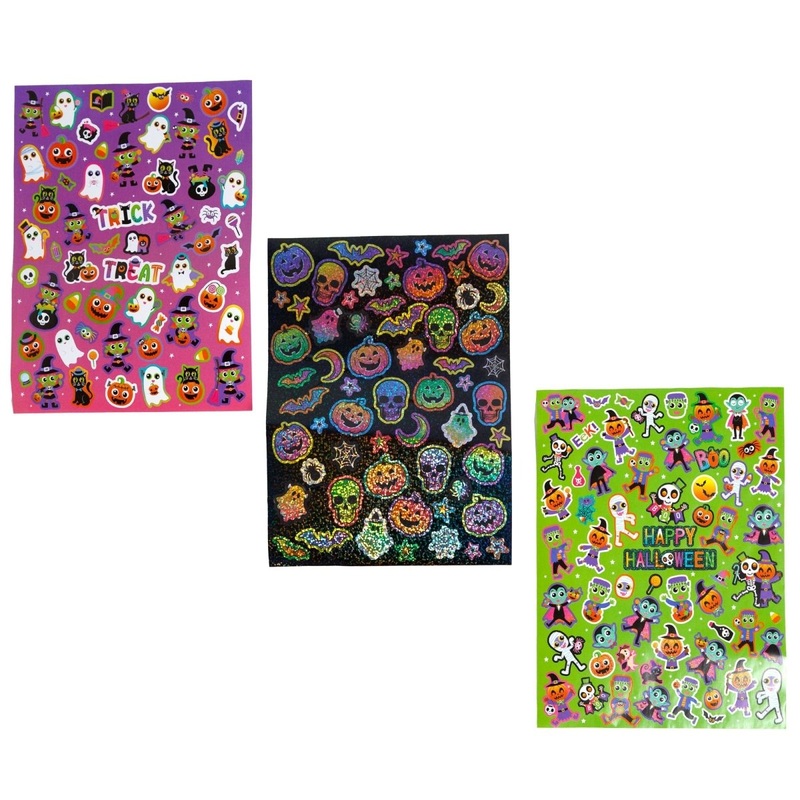 Halloween Themed Sticker, Assortment, 60 Count