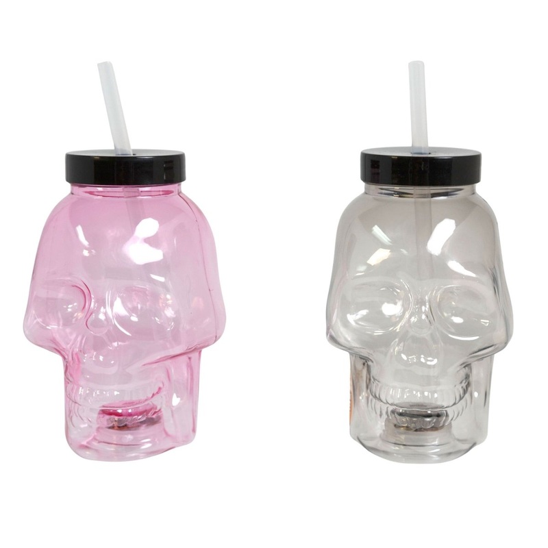 Skull Head Sipper, Assortment, 1 Count