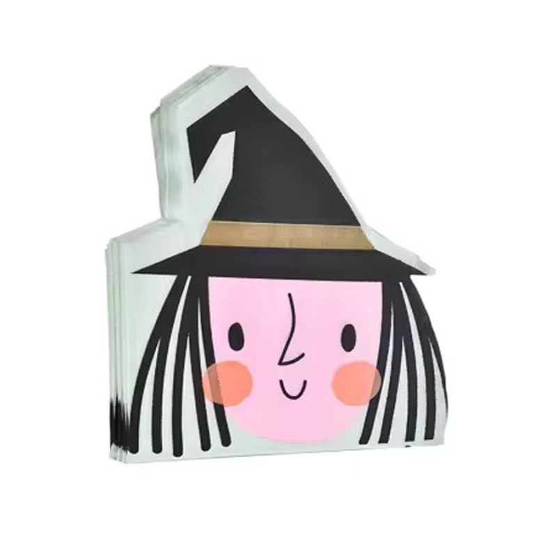 Spooky Wonders Witch Small Beverage Napkins, 16 Count