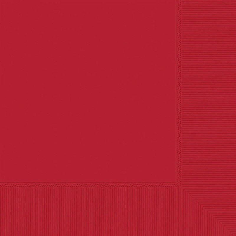 Apple Red Dinner Napkins, 40 Count