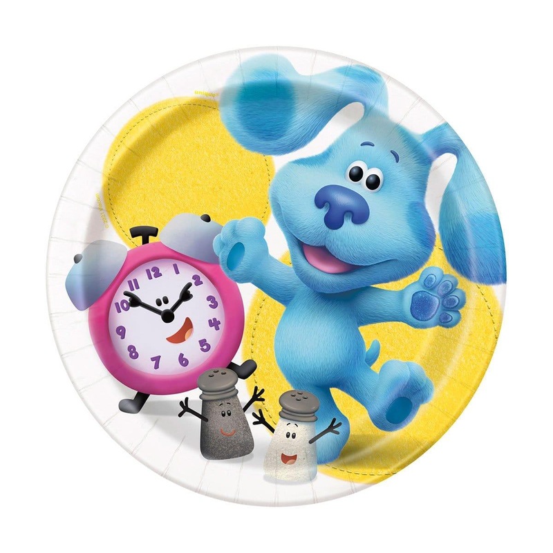 Blue's Clues & You Dessert Plates 7 Inches, 8 Count