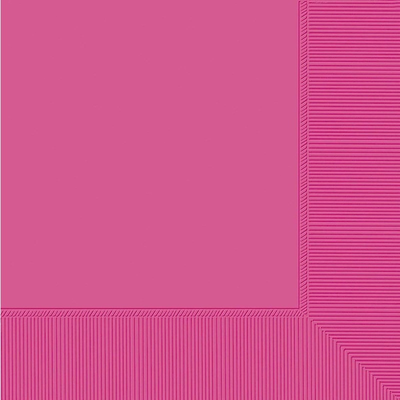 Bright Pink Dinner Napkins, 40 Count